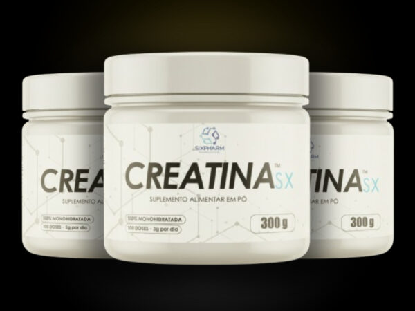 3 potes - Creatina SX