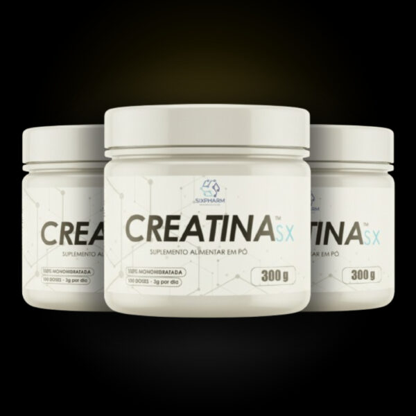 3 potes - Creatina SX